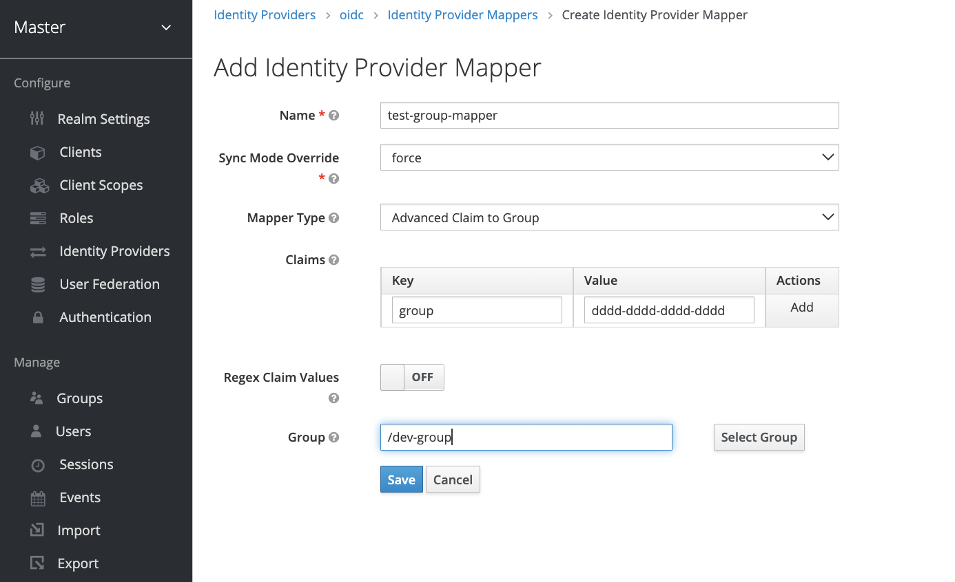 add identity provider